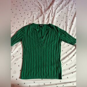 Banana Republic Green Silk Cashmere Sweater